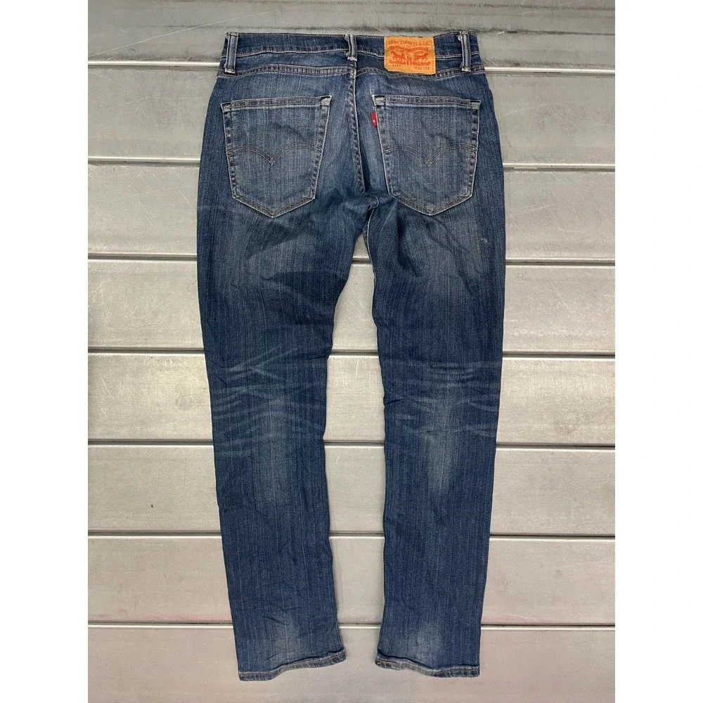 Levis 511 Jeans Mens 31X32‎ Blue Medium Wash Denim Slim Straight Leg